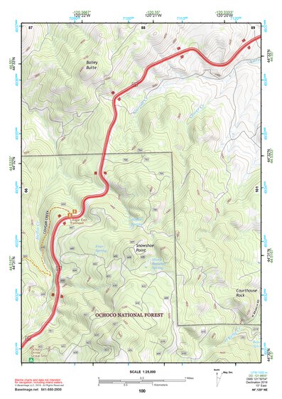 44120NE Page 100 Stephenson Mountain Topo Preview 1