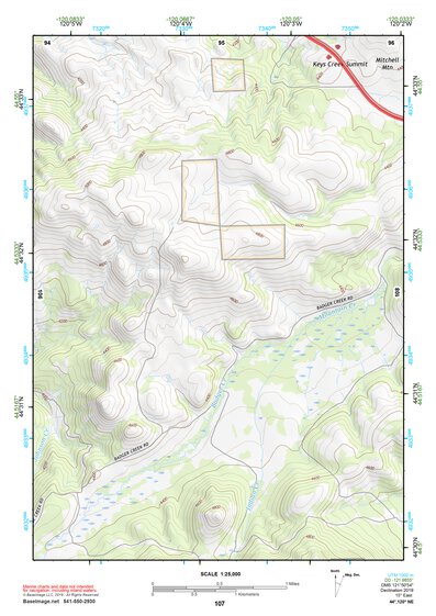 44120NE Page 107 Stephenson Mountain Topo Preview 1
