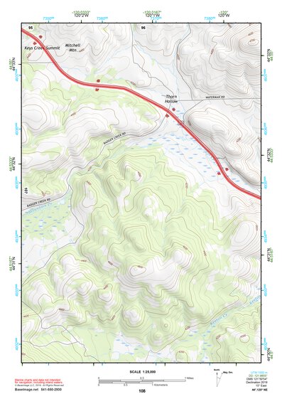 44120NE Page 108 Stephenson Mountain Topo Preview 1