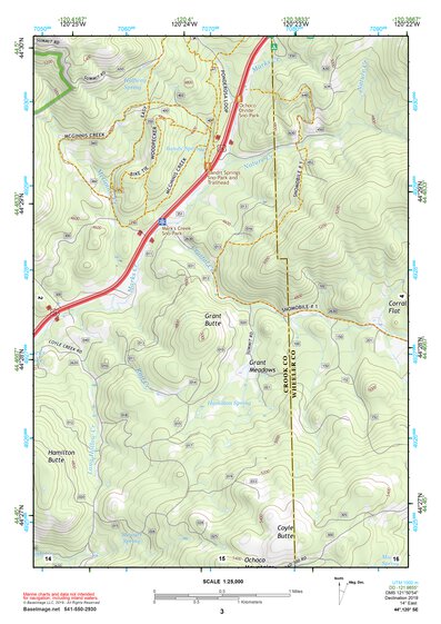 44120SE Page 3 Prineville Topo Preview 1