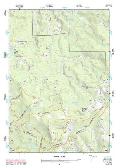 44120SE Page 5 Prineville Topo Preview 1