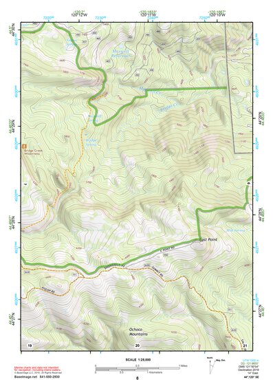44120SE Page 8 Prineville Topo Preview 1