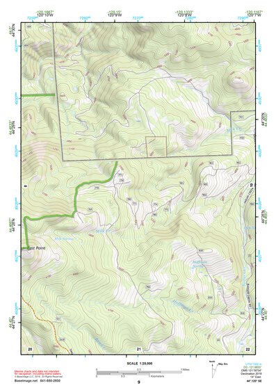 44120SE Page 9 Prineville Topo Preview 1
