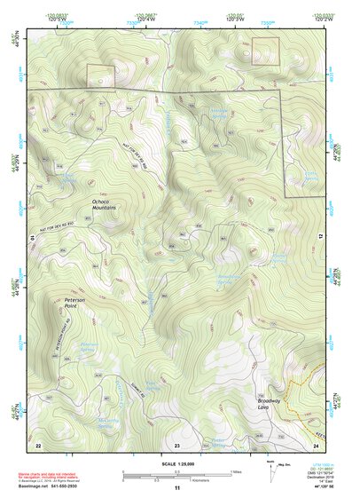 44120SE Page 11 Prineville Topo Preview 1