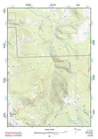 44120SE Page 12 Prineville Topo Preview 1