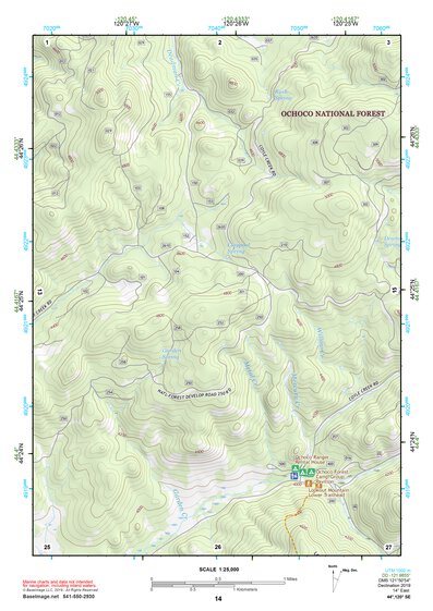 44120SE Page 14 Prineville Topo Preview 1