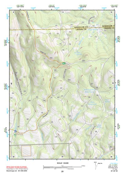 44120SE Page 21 Prineville Topo Preview 1