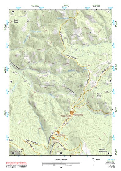44120SE Page 28 Prineville Topo Preview 1
