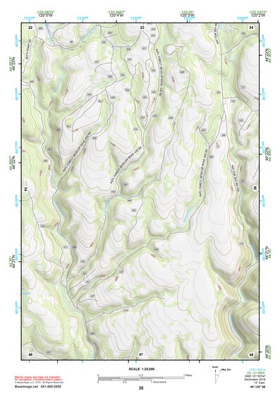 44120SE Page 35 Prineville Topo Preview 1