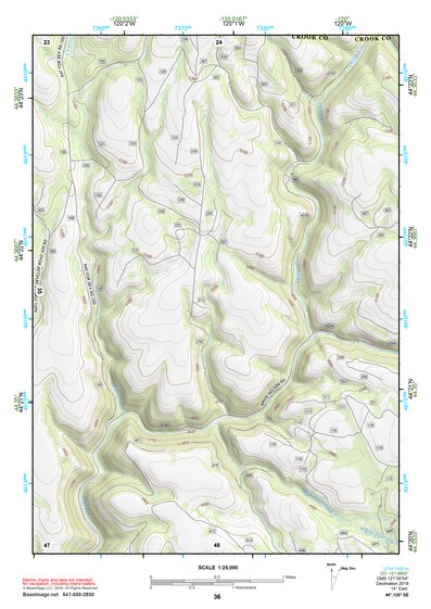 44120SE Page 36 Prineville Topo Preview 1
