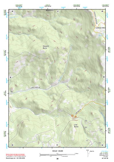 44120SE Page 39 Prineville Topo Preview 1