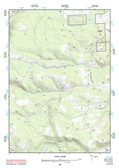 44120SE Page 42 Prineville Topo Preview 1