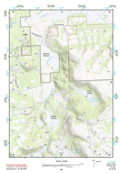 44120SE Page 43 Prineville Topo Preview 1
