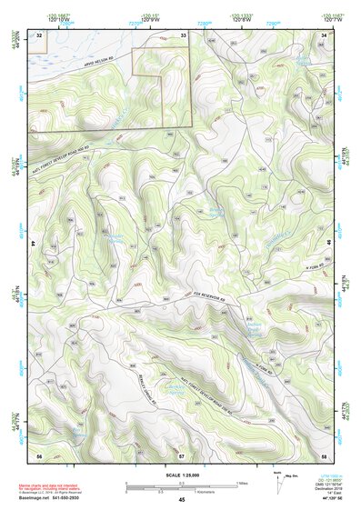 44120SE Page 45 Prineville Topo Preview 1
