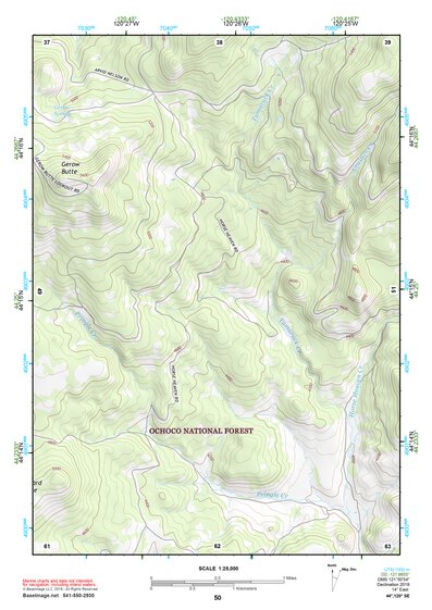 44120SE Page 50 Prineville Topo Preview 1