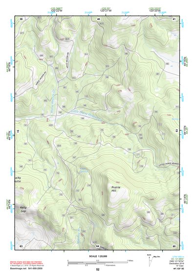 44120SE Page 52 Prineville Topo Preview 1