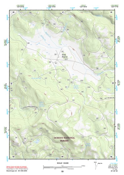 44120SE Page 53 Prineville Topo Preview 1