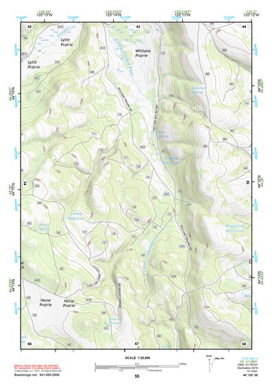 44120SE Page 55 Prineville Topo Preview 1