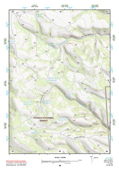 44120SE Page 56 Prineville Topo Preview 1