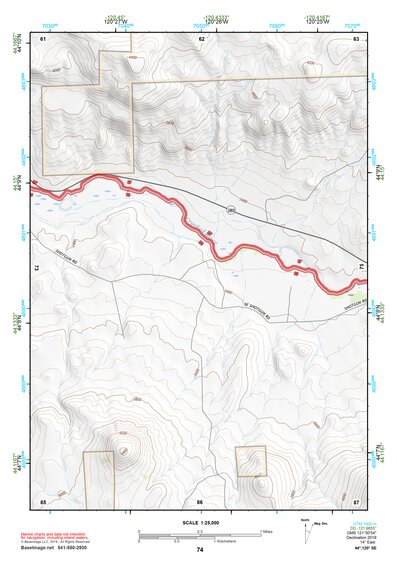 44120SE Page 74 Prineville Topo Preview 1