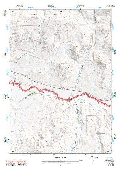 44120SE Page 75 Prineville Topo Preview 1