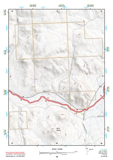 44120SE Page 76 Prineville Topo Preview 1