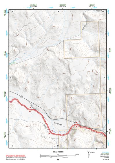 44120SE Page 78 Prineville Topo Preview 1