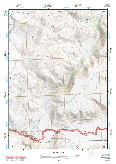 44120SE Page 79 Prineville Topo Preview 1