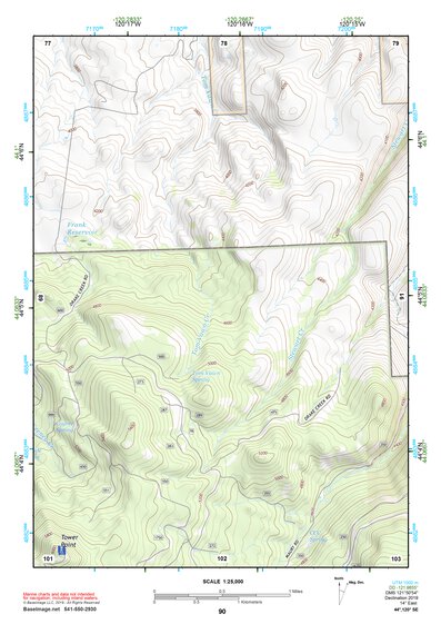 44120SE Page 90 Prineville Topo Preview 1