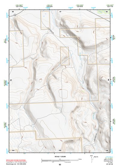 44120SE Page 93 Prineville Topo Preview 1