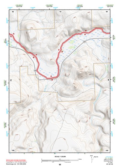 44120SE Page 95 Prineville Topo Preview 1