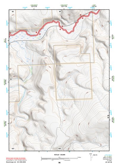 44120SE Page 96 Prineville Topo Preview 1