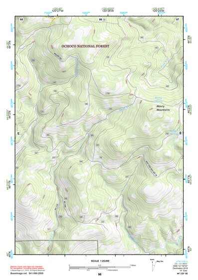 44120SE Page 98 Prineville Topo Preview 1