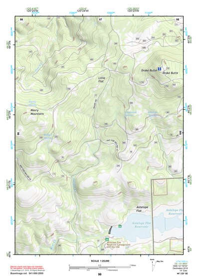 44120SE Page 99 Prineville Topo Preview 1