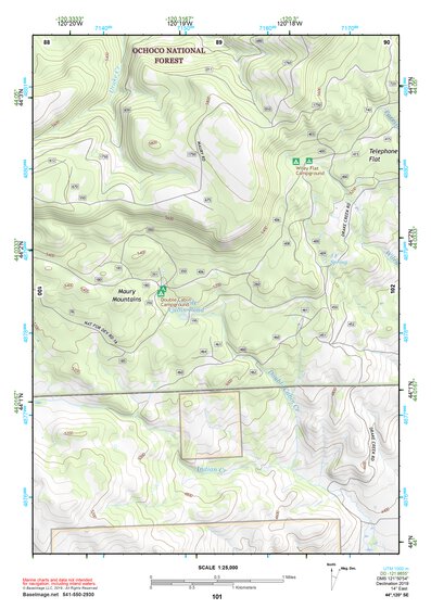 44120SE Page 101 Prineville Topo Preview 1