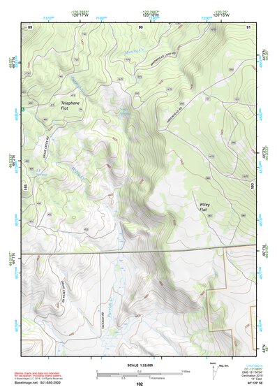 44120SE Page 102 Prineville Topo Preview 1