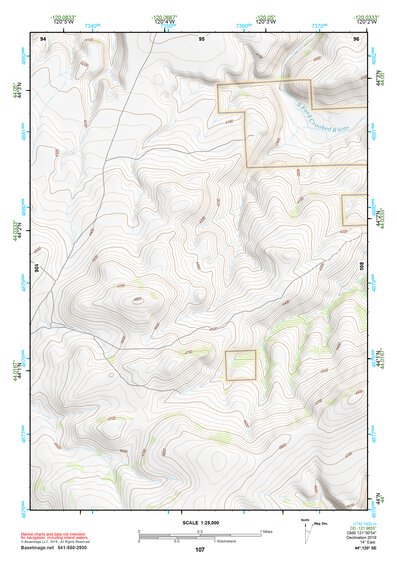 44120SE Page 107 Prineville Topo Preview 1