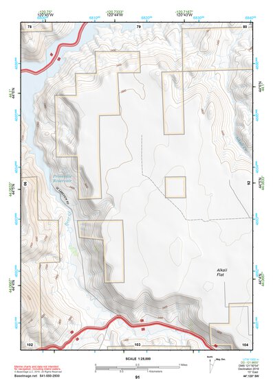 44120SW Page 91 Prineville Topo Preview 1