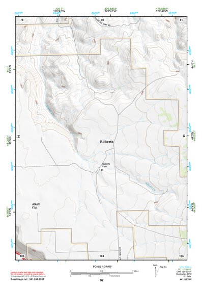 44120SW Page 92 Prineville Topo Preview 1