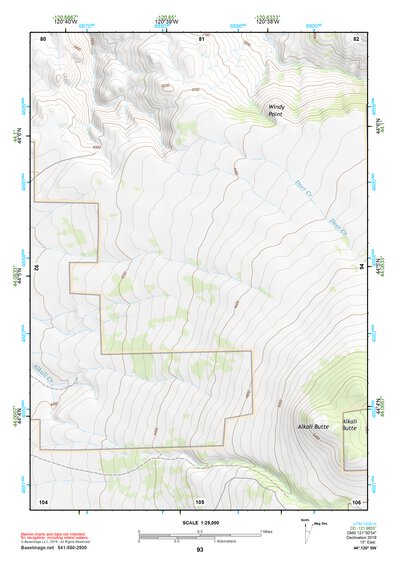 44120SW Page 93 Prineville Topo Preview 1