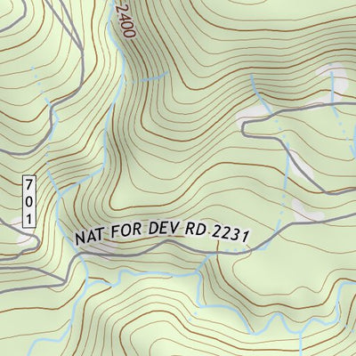 44122NE Page 71 North Santiam River Topo Preview 3