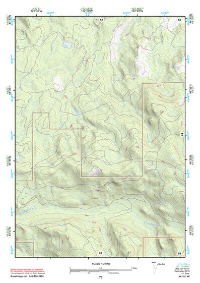 44122NE Page 73 North Santiam River Topo Preview 1