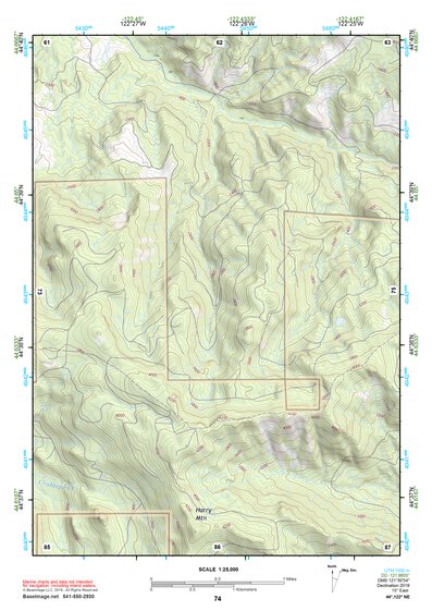 44122NE Page 74 North Santiam River Topo Preview 1