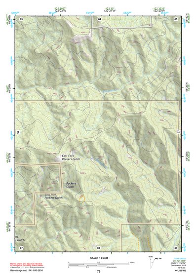 44122NE Page 76 North Santiam River Topo Preview 1