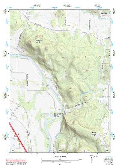 44122SW Page 6 Mc Kenzie River Topo Preview 1