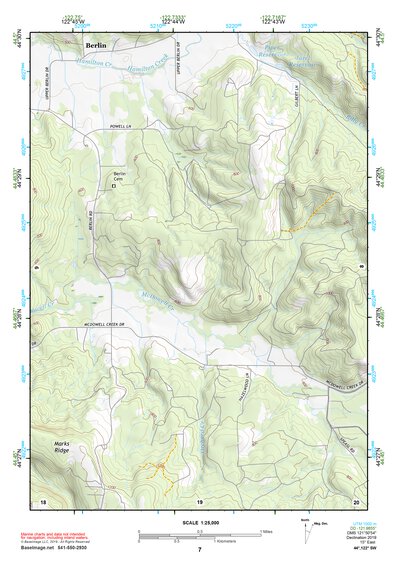 44122SW Page 7 Mc Kenzie River Topo Preview 1