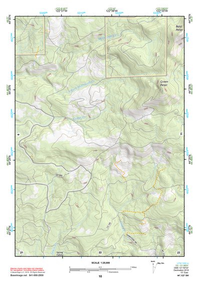 44122SW Page 10 Mc Kenzie River Topo Preview 1