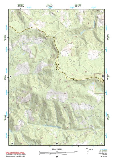 44122SW Page 57 Mc Kenzie River Topo Preview 1