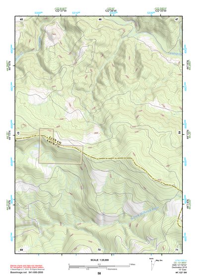 44122SW Page 58 Mc Kenzie River Topo Preview 1
