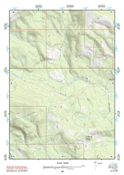 44122SW Page 62 Mc Kenzie River Topo Preview 1